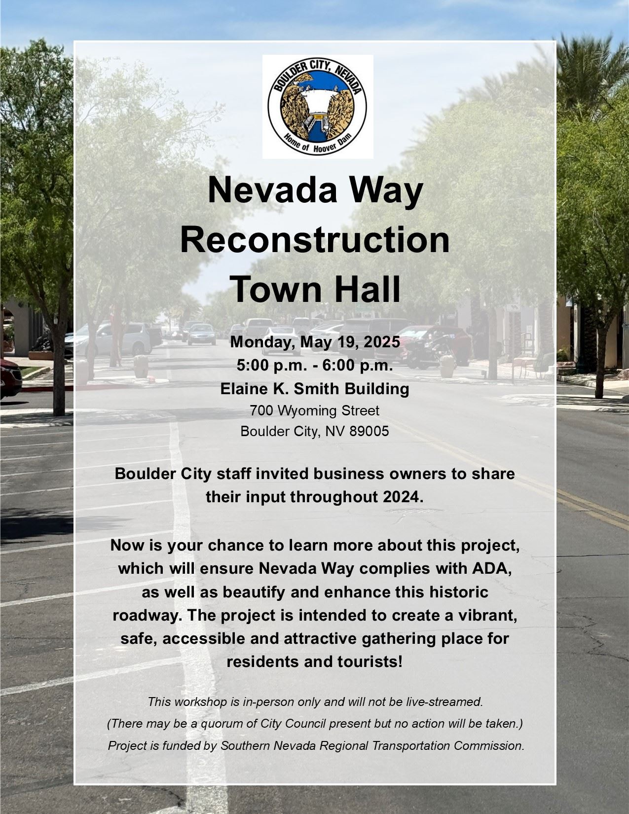 Nevada Way TOWN HALL - 5.19.2025