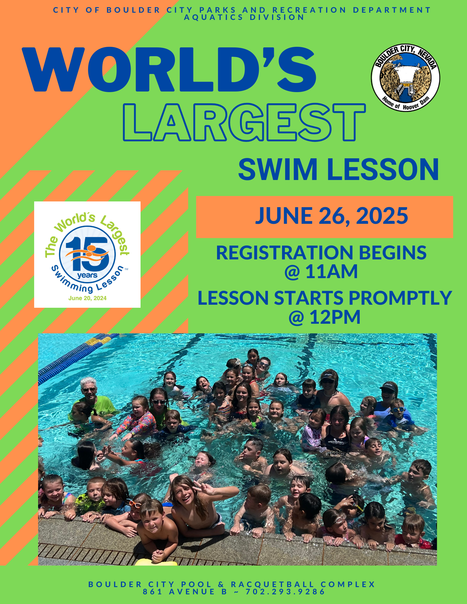 Worlds Largest Swim Lesson